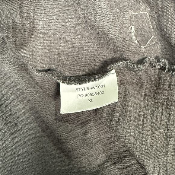 Lot 2 VUORI Shirt Gray Rise Long Sleeve Tee Pocket Cotton Men's Size XL - Picture 5 of 7